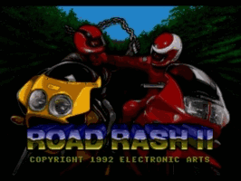 Road Rash 2 Title Screen